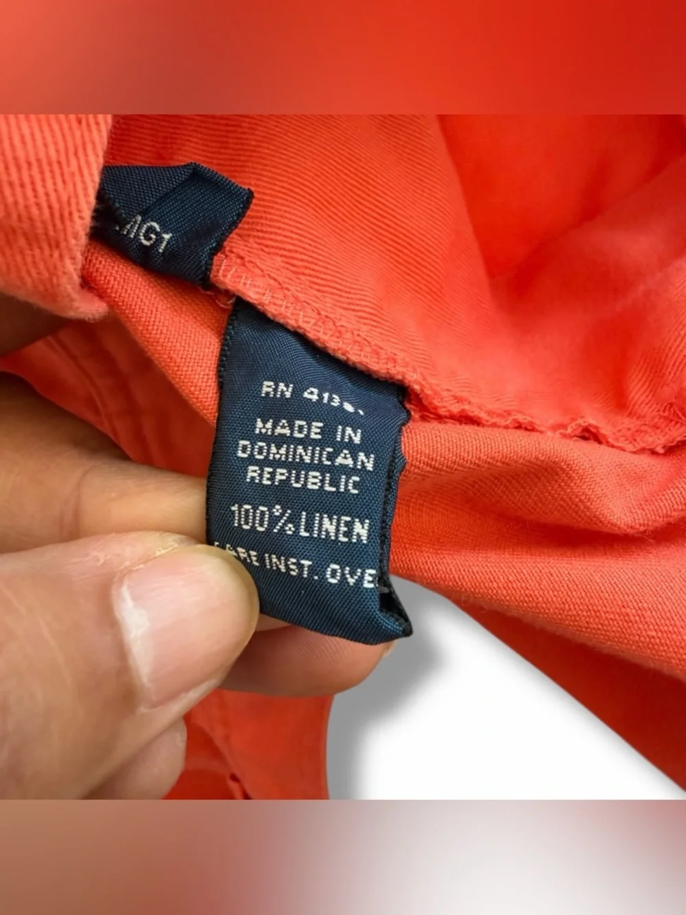 NWT Polo Ralph Lauren Orange Linen Gellar Fatigue Cargo Shorts Vintage Y2K Sz 38